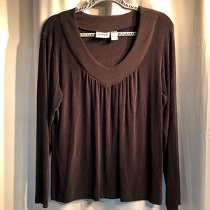Chico’s Travelers Top - Size 3 L/S